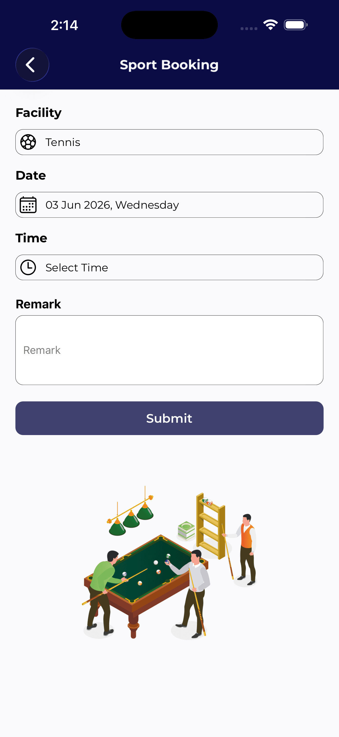 Royal Selangor Club — Sports Booking