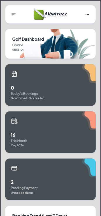 Golf & Membership mobile app